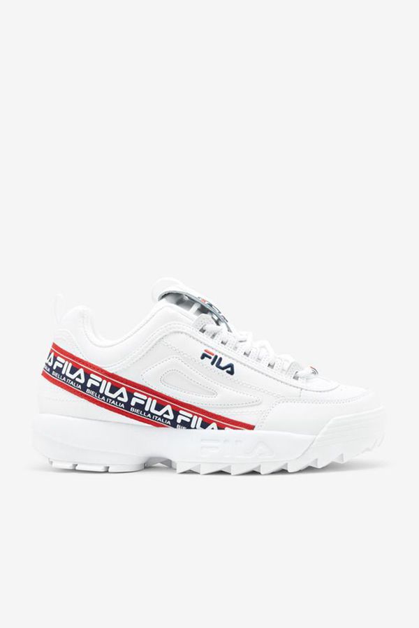 Fila disruptor hot sale men's white